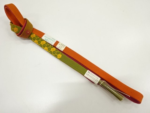 未使用品　正絹　手組帯締め